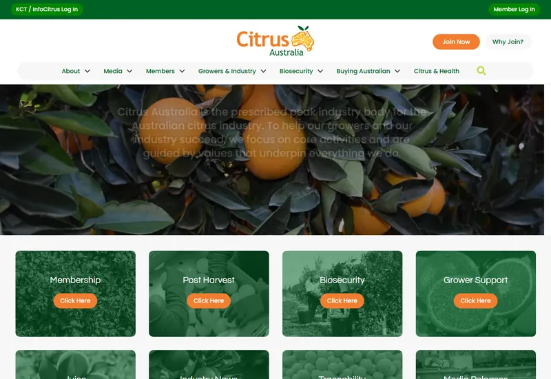 Citrus Australia website