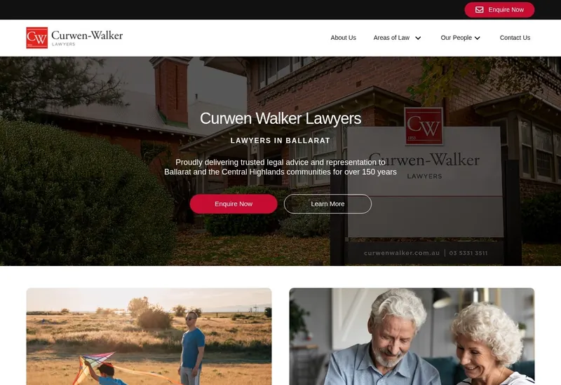 Curwen-Walker Lawyers website