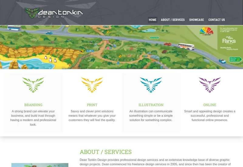 Dean Tonkin website