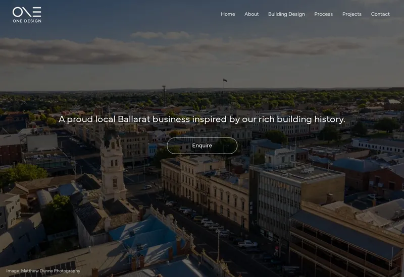 One Design Ballarat website