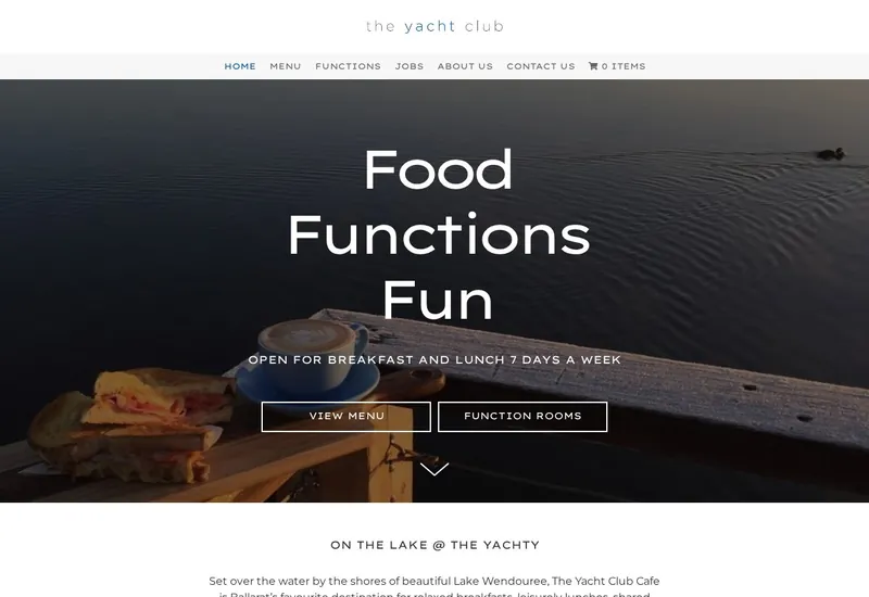 The Yacht Club website